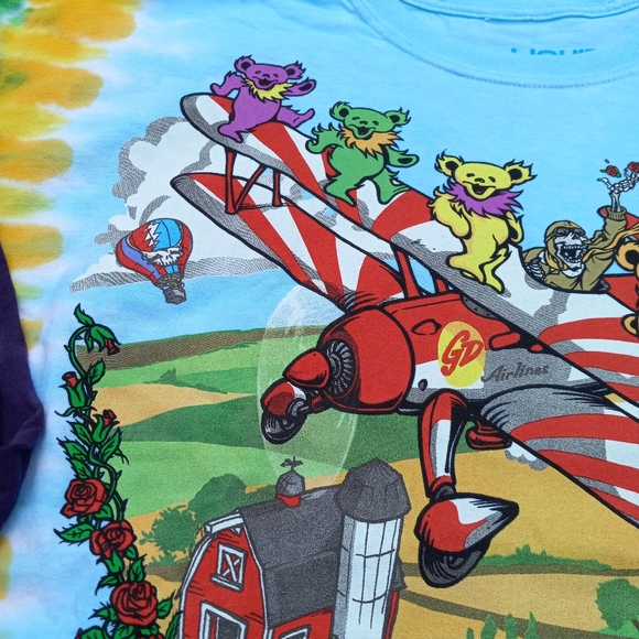Gratetful dead biplane long-sleeved shirt - Picture 8 of 15